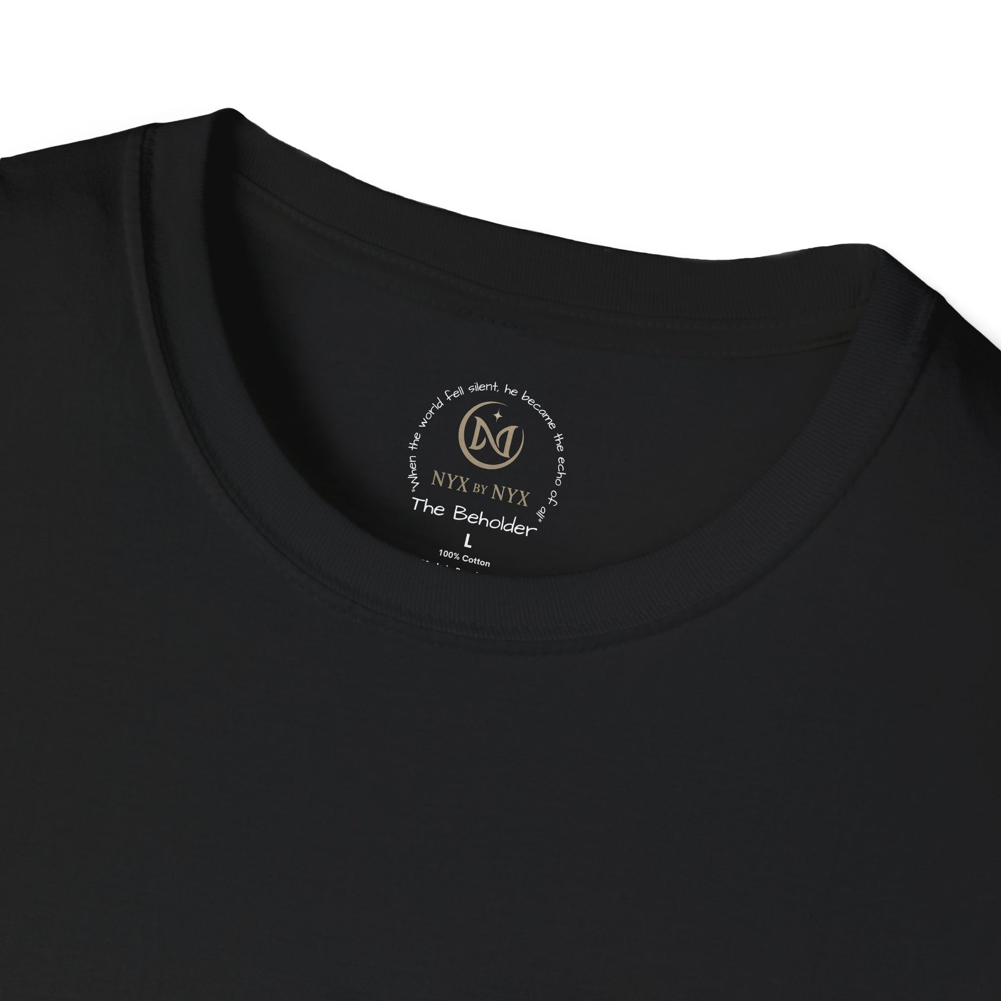 "The Beholder" CottonQuest™ Mythic Graphic T-Shirt – Bold Backprint | Unisex | Sizes up to 5XL
