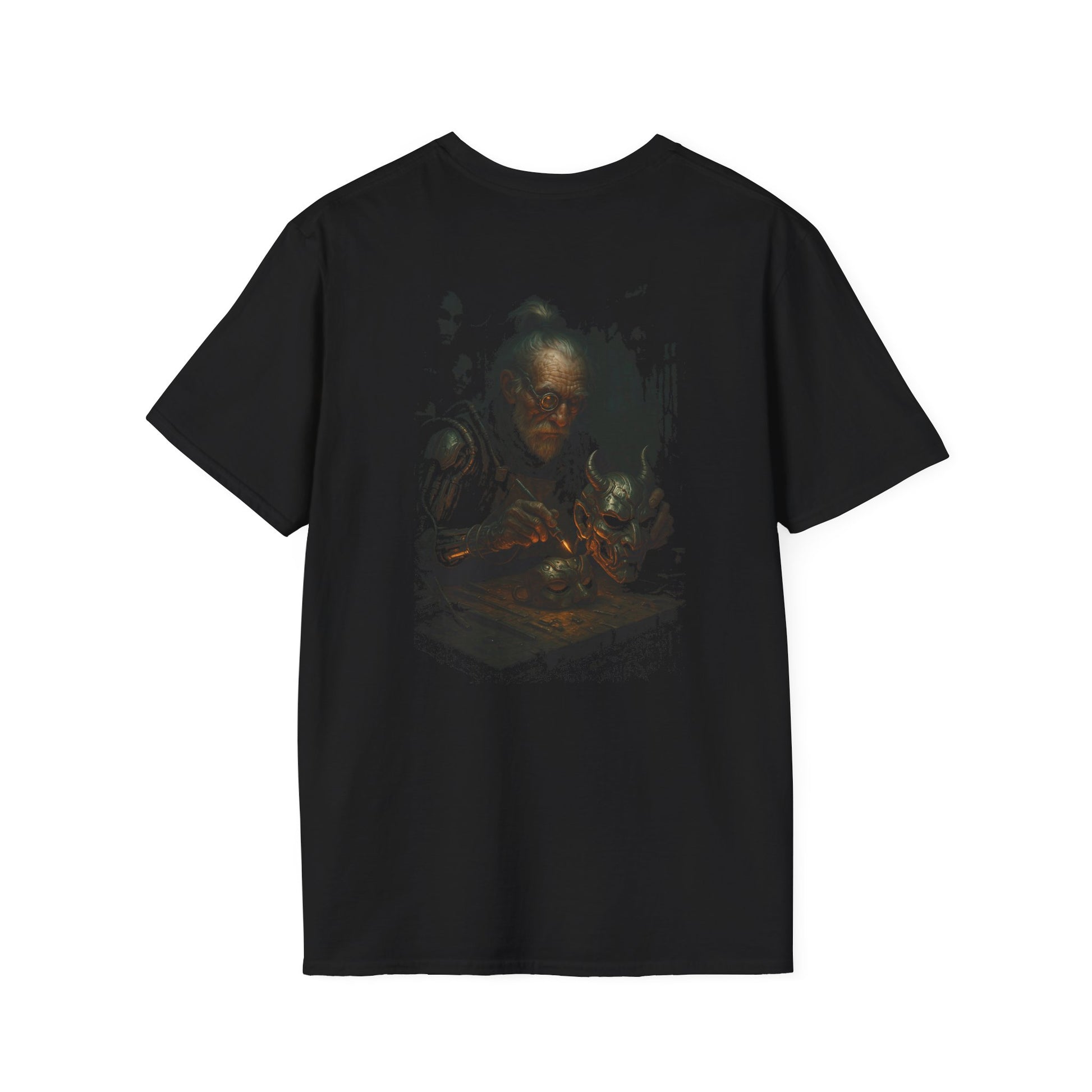 " The Maskmaker" CottonQuest™ Mythic Graphic T-Shirt – Bold Backprint | Unisex | Sizes up to 5XL