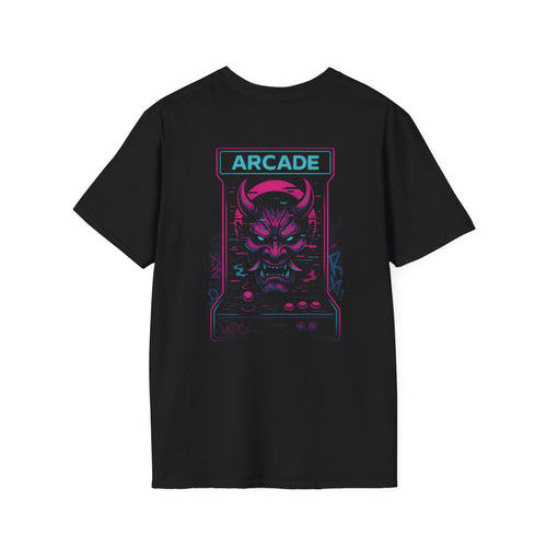 " The Digital Oni" CottonQuest™ Mythic Graphic T-Shirt – Bold Backprint | Unisex | Sizes up to 5XL